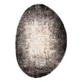 RUG OVAL SHAPE CARBONE